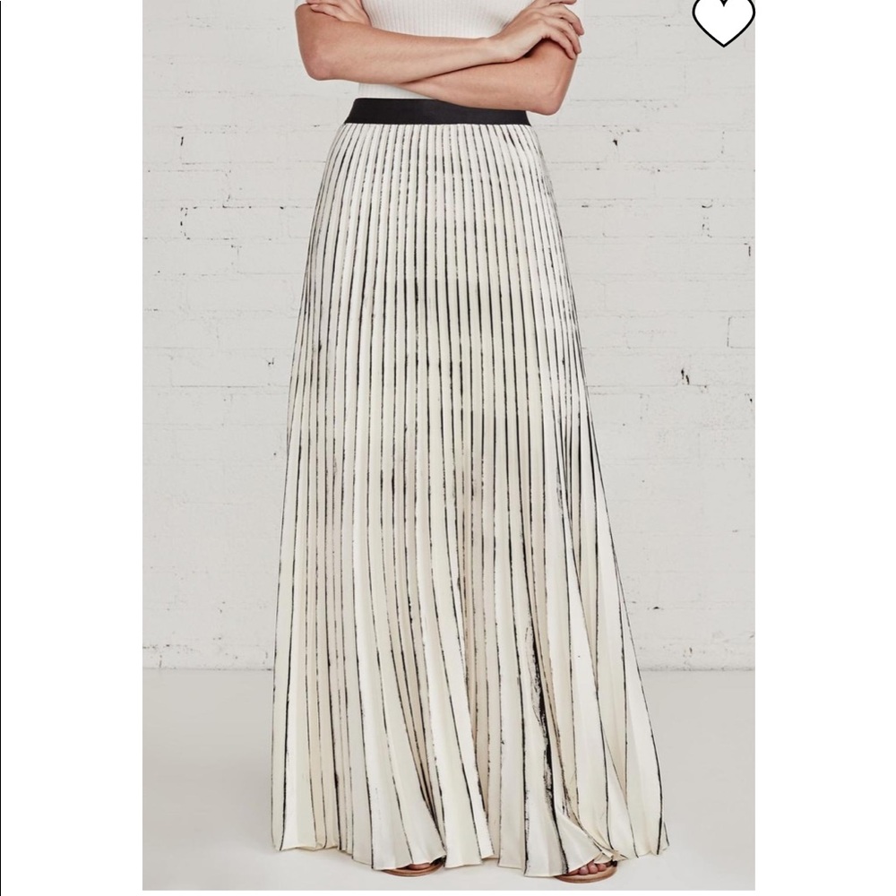 The Bailey44 Wooley Amsonia Plisse Maxi Skirt